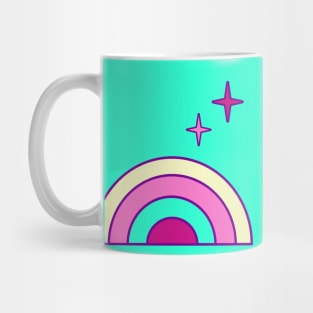 color pop rainbow Mug